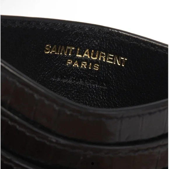 YSL Leather Card Holder - Picture 5 of 9